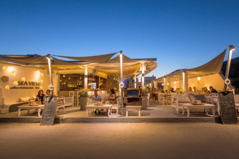 Restaurant - Sea View Bay Hotel Santorini