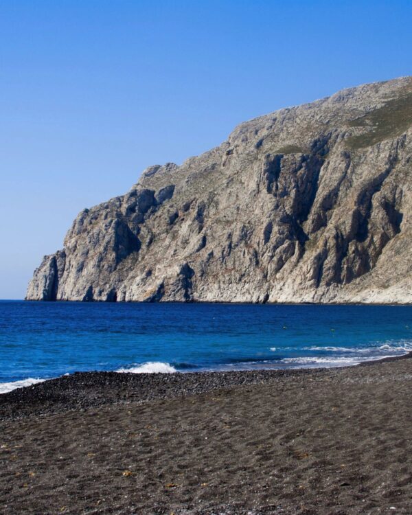 Explore Santorini - Black Beach