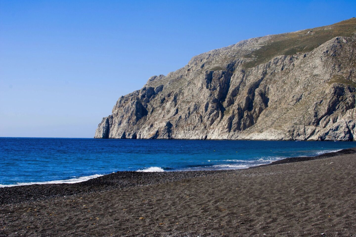 Explore Santorini - Black Beach